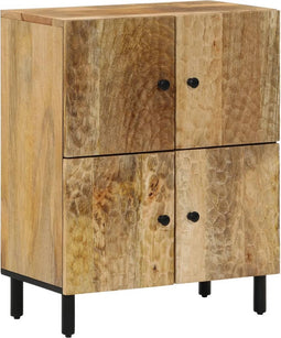 vidaXL - Bijzetkast - 60x33x75 - cm - massief - mangohout