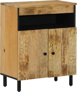 vidaXL - Bijzetkast - 60x33x75 - cm - massief - mangohout
