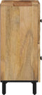 vidaXL - Bijzetkast - 60x33x75 - cm - massief - mangohout