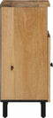 vidaXL - Bijzetkast - 60x33x75 - cm - massief - mangohout
