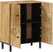 vidaXL - Bijzetkast - 60x33x75 - cm - massief - mangohout