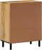 vidaXL - Bijzetkast - 60x33x75 - cm - massief - mangohout