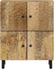 vidaXL - Bijzetkast - 60x33x75 - cm - massief - mangohout