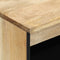 vidaXL - Bijzetkast - 60x33x75 - cm - massief - mangohout