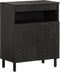 vidaXL - Bijzetkast - 60x33x75 - cm - massief - mangohout - zwart
