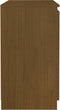 vidaXL - Bijzetkast - 60x36x65 - cm - massief - grenenhout - honingbruin