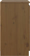 vidaXL - Bijzetkast - 60x36x65 - cm - massief - grenenhout - honingbruin