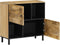 vidaXL - Bijzetkast - 80x33x75 - cm - massief - mangohout