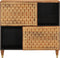 vidaXL - Bijzetkast - 80x33x75 - cm - massief - mangohout
