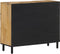 vidaXL - Bijzetkast - 90x33x75 - cm - massief - mangohout