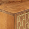 vidaXL - Bijzetkast - 90x33x75 - cm - massief - mangohout