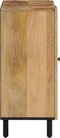 vidaXL - Bijzetkast - 90x33x75 - cm - massief - mangohout