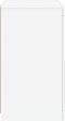 vidaXL - Bijzetkast - met - LED-verlichting - bewerkt - hout - wit