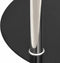 vidaXL - Bijzettafel - 2-laags - 38 - cm - gehard - glas - transparant - en - zwart