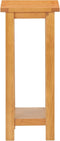 vidaXL - Bijzettafel - 27x24x55 - cm - massief - eikenhout