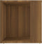 vidaXL - Bijzettafel - 33x33x34,5 - cm - bewerkt - hout - bruin - eikenkleur