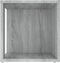 vidaXL - Bijzettafel - 33x33x34,5 - cm - bewerkt - hout - grijs - sonoma - eikenkleur