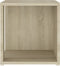 vidaXL - Bijzettafel - 33x33x34,5 - cm - bewerkt - hout - sonoma - eikenkleurig