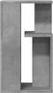 vidaXL - Bijzettafel - 35x35x60 - cm - bewerkt - hout - betongrijs