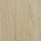 vidaXL - Bijzettafel - 35x35x60 - cm - bewerkt - hout - sonoma - eikenkleurig