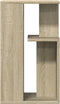 vidaXL - Bijzettafel - 35x35x60 - cm - bewerkt - hout - sonoma - eikenkleurig