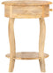 vidaXL - Bijzettafel - 37x37x61 - cm - massief - mangohout