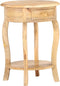 vidaXL - Bijzettafel - 37x37x61 - cm - massief - mangohout