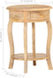 vidaXL - Bijzettafel - 37x37x61 - cm - massief - mangohout