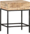 vidaXL - Bijzettafel - 40x30x50 - cm - massief - ruw - mangohout