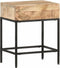 vidaXL - Bijzettafel - 40x30x50 - cm - massief - ruw - mangohout