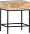vidaXL - Bijzettafel - 40x30x50 - cm - massief - ruw - mangohout
