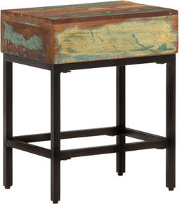 vidaXL - Bijzettafel - 40x30x51 - cm - massief - gerecycled - hout