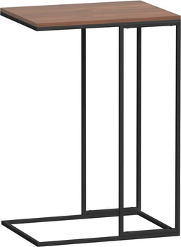 vidaXL - Bijzettafel - 40x30x59 - cm - bewerkt - hout - zwart