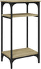 vidaXL - Bijzettafel - 40x30x75 - cm - bewerkt - hout - sonoma - eikenkleurig
