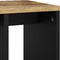 vidaXL - Bijzettafel - 40x31x46 - cm - massief - mangohout - en - bewerkt - hout
