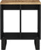 vidaXL - Bijzettafel - 40x31x46 - cm - massief - mangohout - en - bewerkt - hout