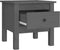 vidaXL - Bijzettafel - 40x40x39 - cm - massief - grenenhout - grijs
