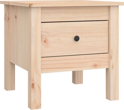 vidaXL - Bijzettafel - 40x40x39 - cm - massief - grenenhout
