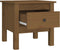 vidaXL - Bijzettafel - 40x40x39 - cm - massief - grenenhout - honingbruin