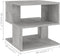 vidaXL - Bijzettafel - 40x40x40 - cm - bewerkt - hout - betongrijs