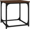 vidaXL - Bijzettafel - 40x40x40 - cm - bewerkt - hout - bruin - eikenkleur