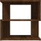 vidaXL - Bijzettafel - 40x40x40 - cm - bewerkt - hout - bruin - eikenkleur