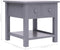 vidaXL - Bijzettafel - 40x40x40 - cm - paulowniahout - grijs