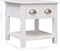 vidaXL - Bijzettafel - 40x40x40 - cm - paulowniahout - wit