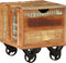 vidaXL - Bijzettafel - 40x40x45 - cm - massief - gerecycled - hout