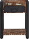 vidaXL - Bijzettafel - 40x40x50 - cm - massief - gerecycled - hout - meerkleurig