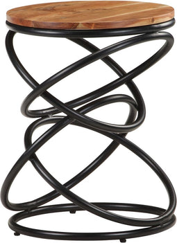 vidaXL - Bijzettafel - 40x40x52 - cm - massief - acaciahout