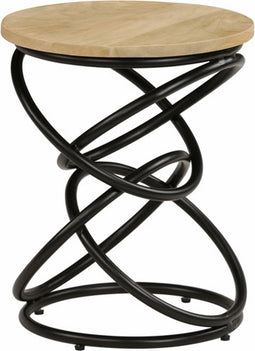 vidaXL - Bijzettafel - 40x50 - cm - massief - mangohout