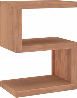 vidaXL - Bijzettafel - 45x30x60 - cm - mass––ief - teakhout