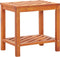 vidaXL - Bijzettafel - 45x33x45 - cm - massief - acaciahout